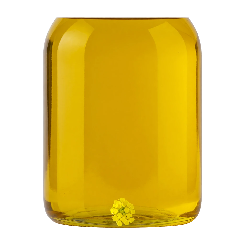 Řepkový olej v lahvi
